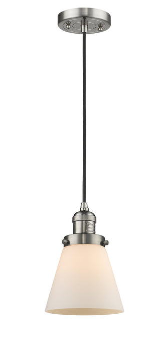 Innovations 201C-SN-G61-LED LED Mini Pendant, Brushed Satin Nickel