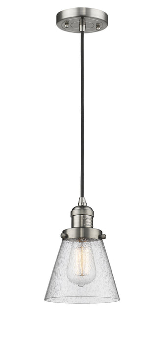 Innovations 201C-SN-G64-LED LED Mini Pendant, Brushed Satin Nickel