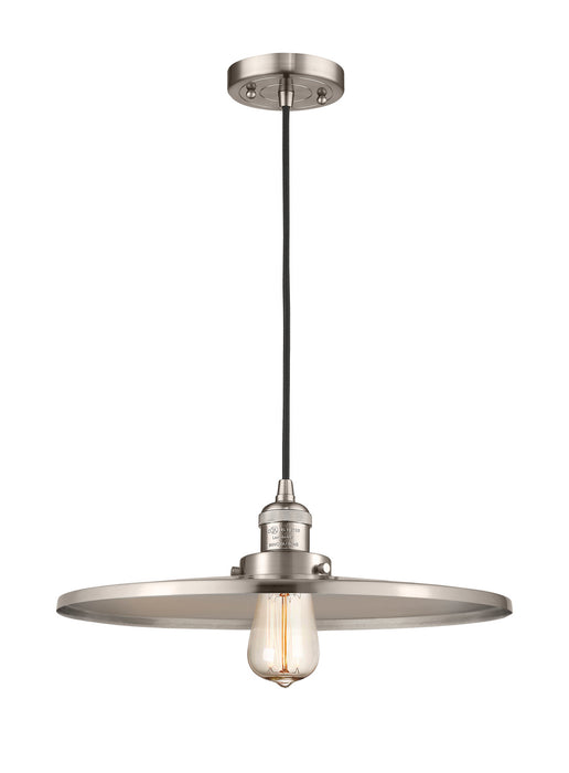 Innovations 201C-SN-MFR-SN-16 One Light Mini Pendant, Brushed Satin Nickel