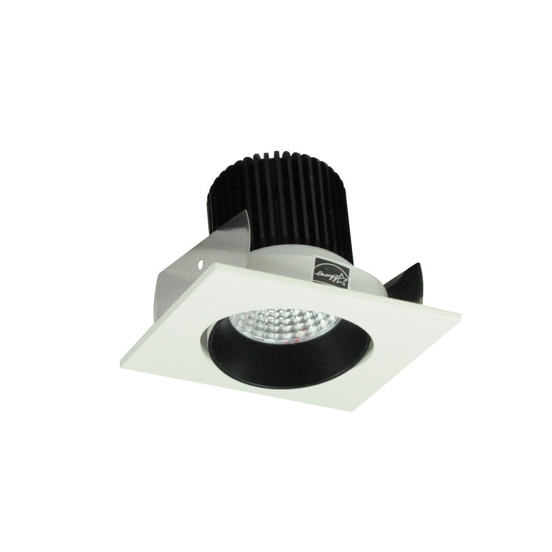 Nora Lighting NIOB-2SCCDXBW 2" Square Cone Reg. Adj., Black Reflector / White Flange