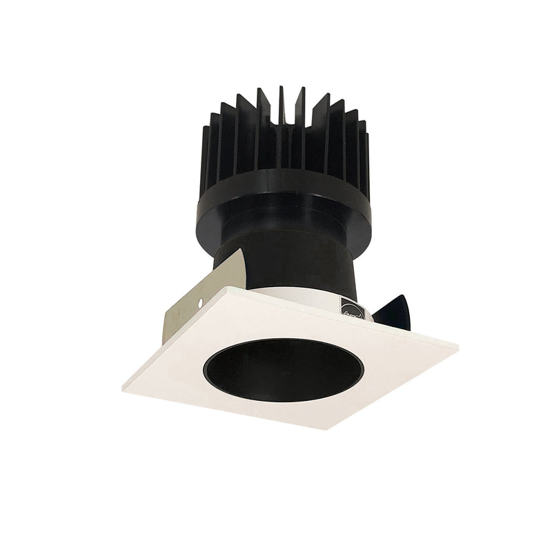 Nora Lighting NIOB-2SNDC30XBW/HL Trim, Black Reflector / White Flange