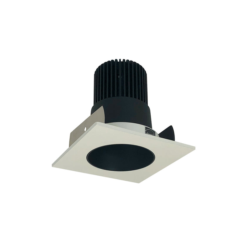 Nora Lighting NIOB-2SNDCCDXBW 2" Square Deep Cone, Black Reflector / White Flange