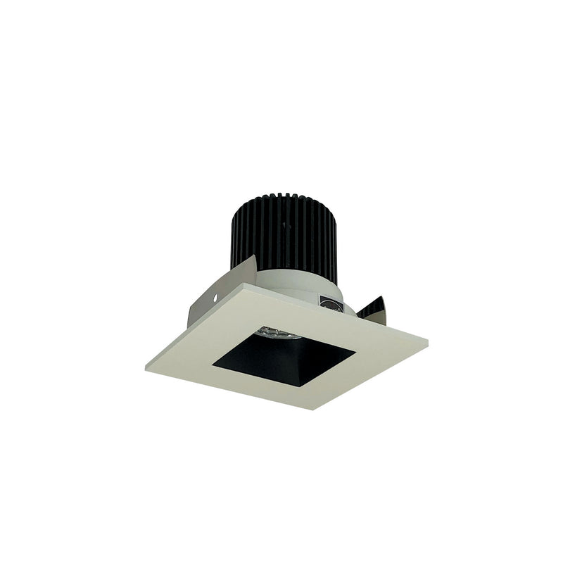 Nora Lighting NIOB-2SNDSQ30XBW/10 2" Square Deep Square Regress,, Black Reflector / White Flange
