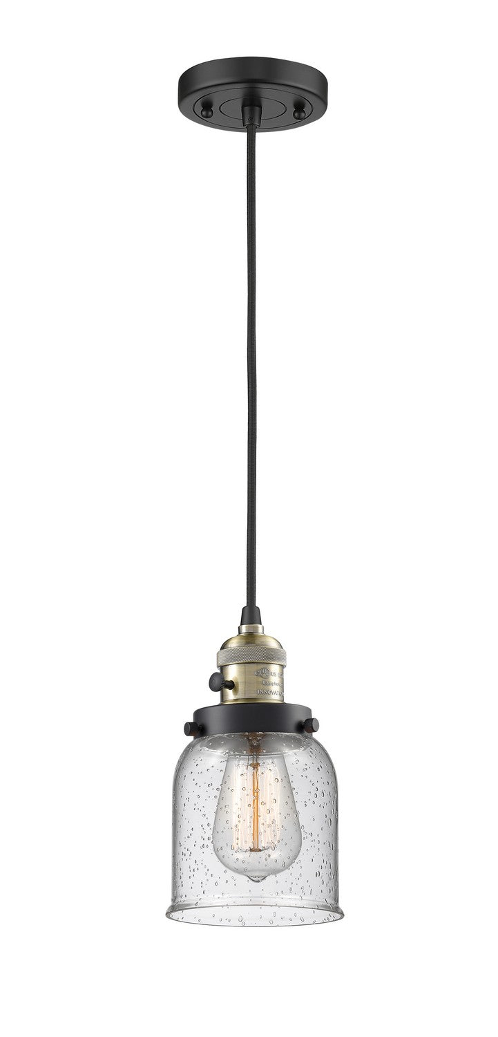 Innovations 201CSW-BAB-G54-LED LED Mini Pendant, Black Antique Brass