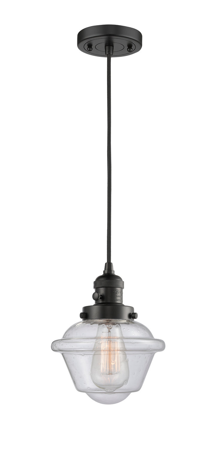 Innovations 201CSW-BK-G534 One Light Mini Pendant, Matte Black