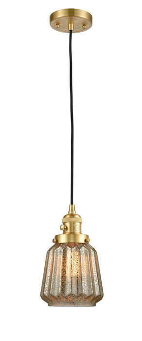 Innovations 201CSW-SG-G146 One Light Mini Pendant, Satin Gold