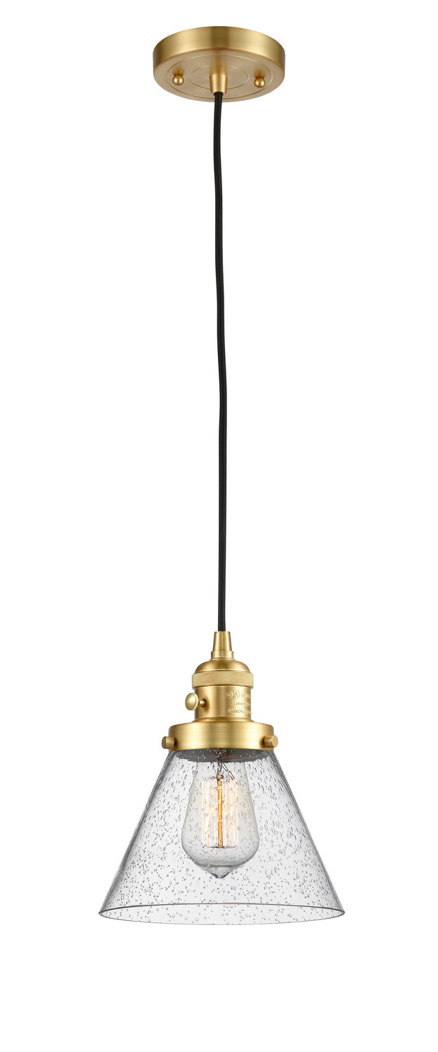 Innovations 201CSW-SG-G44 One Light Mini Pendant, Satin Gold