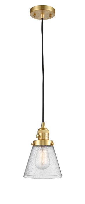 Innovations 201CSW-SG-G64 One Light Mini Pendant, Satin Gold