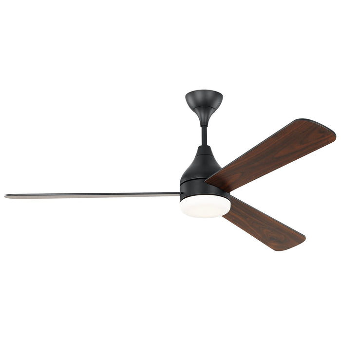 Visual Comfort Fan 3STMSM60MBKD 60" Ceiling Fan, Midnight Black