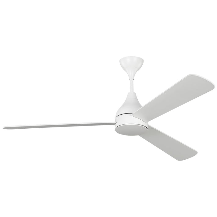 Visual Comfort Fan 3STMSM60RZWD 60" Ceiling Fan, Matte White