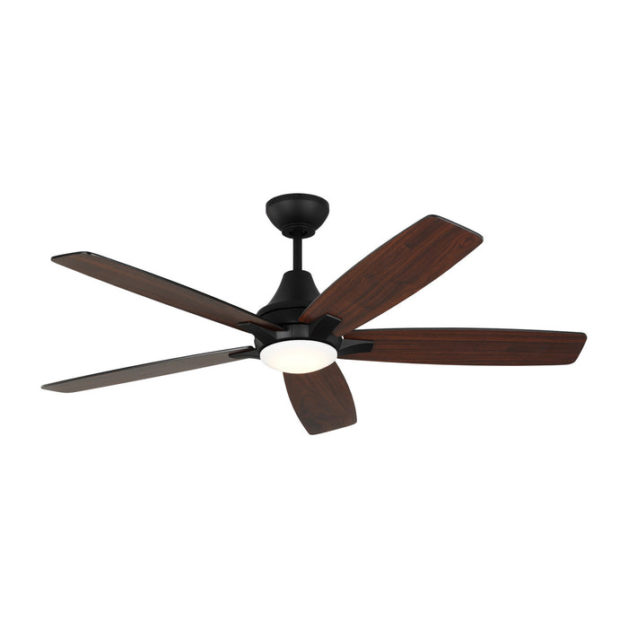 Generation Lighting 5LWDR52MBKD 52" Ceiling Fan, Midnight Black