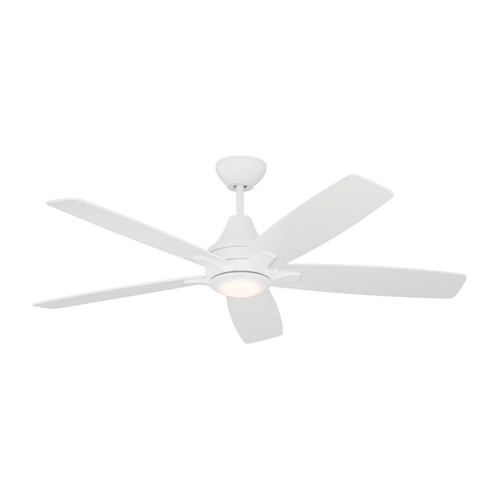 Generation Lighting 5LWDR52RZWD 52" Ceiling Fan, Matte White