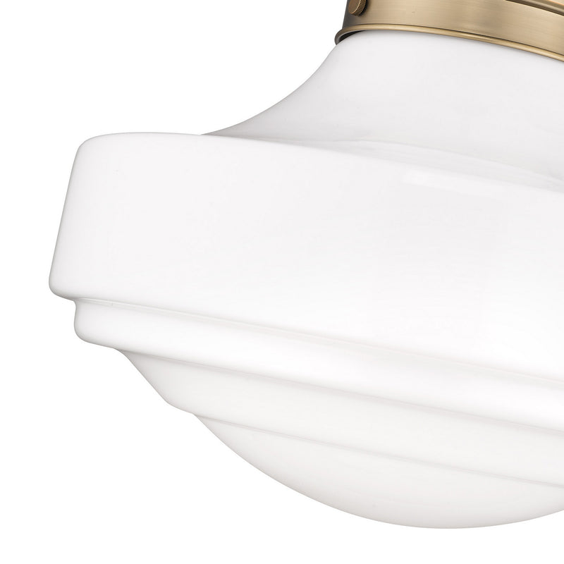 Golden 0508-L MBS-VMG One Light Pendant, Modern Brass