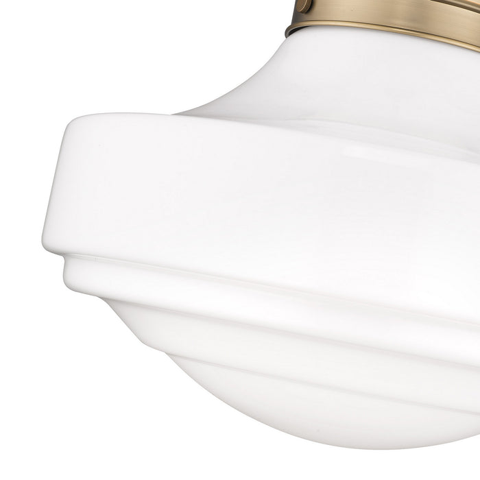 Golden 0508-L MBS-VMG One Light Pendant, Modern Brass