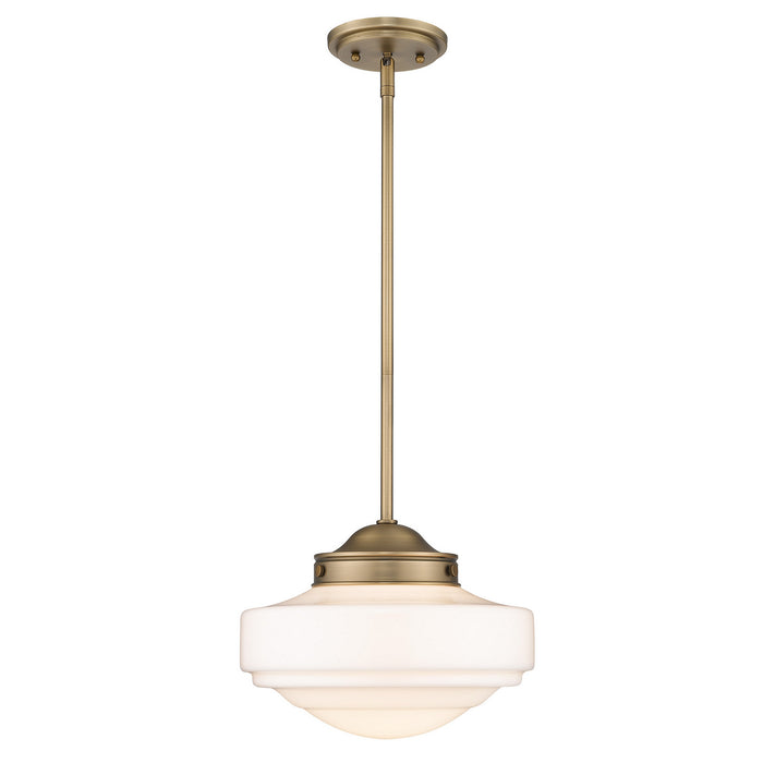Golden 0508-M MBS-VMG One Light Pendant, Modern Brass