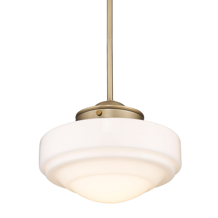 Golden 0508-M MBS-VMG One Light Pendant, Modern Brass