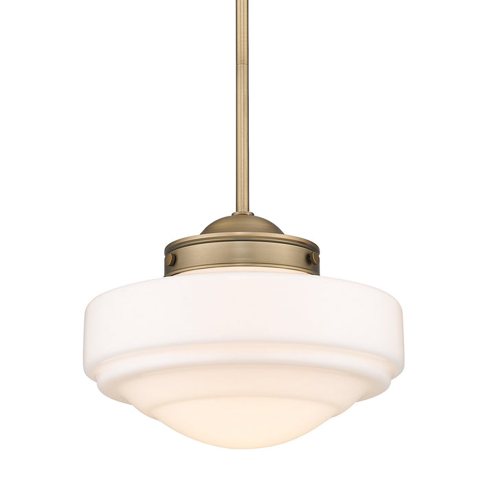 Golden 0508-M MBS-VMG One Light Pendant, Modern Brass