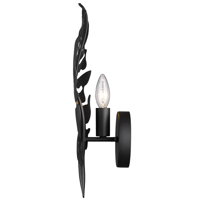 Golden 1103-1W NB One Light Wall Sconce, Natural Black