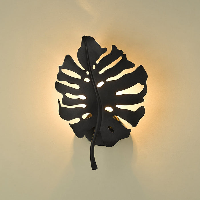 Golden 1103-1W NB One Light Wall Sconce, Natural Black