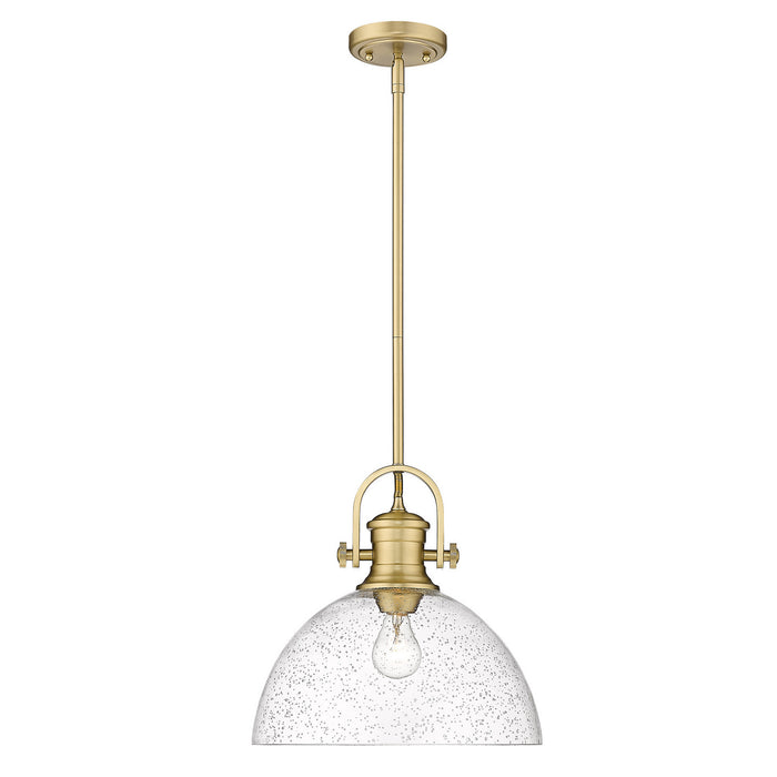 Golden 3118-L BCB-SD One Light Pendant, Brushed Champagne Bronze