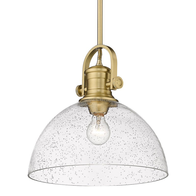 Golden 3118-L BCB-SD One Light Pendant, Brushed Champagne Bronze