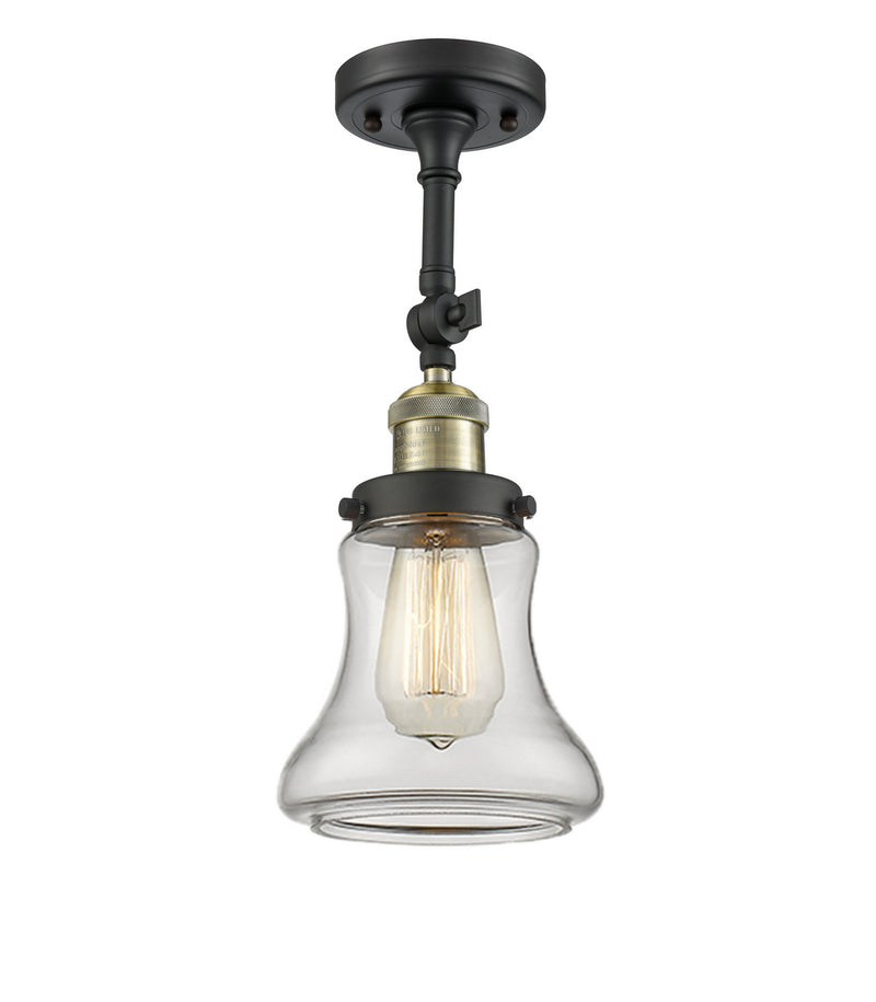 Innovations 201F-BAB-G192-LED LED Semi-Flush Mount, Black Antique Brass