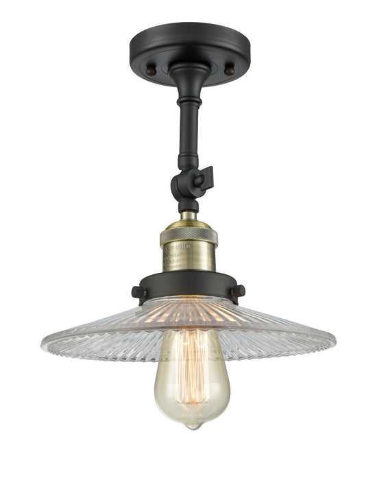 Innovations 201F-BAB-G2-LED LED Semi-Flush Mount, Black Antique Brass