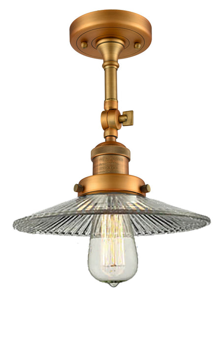 Innovations 201F-BB-G2-LED LED Semi-Flush Mount, Brushed Brass