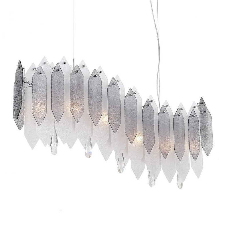 Zeev Lighting CD10096-6-CH-SMF Five Light Chandelier, Chrome