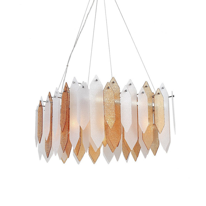 Zeev Lighting CD10097-8-CH-ABF Eight Light Chandelier, Chrome