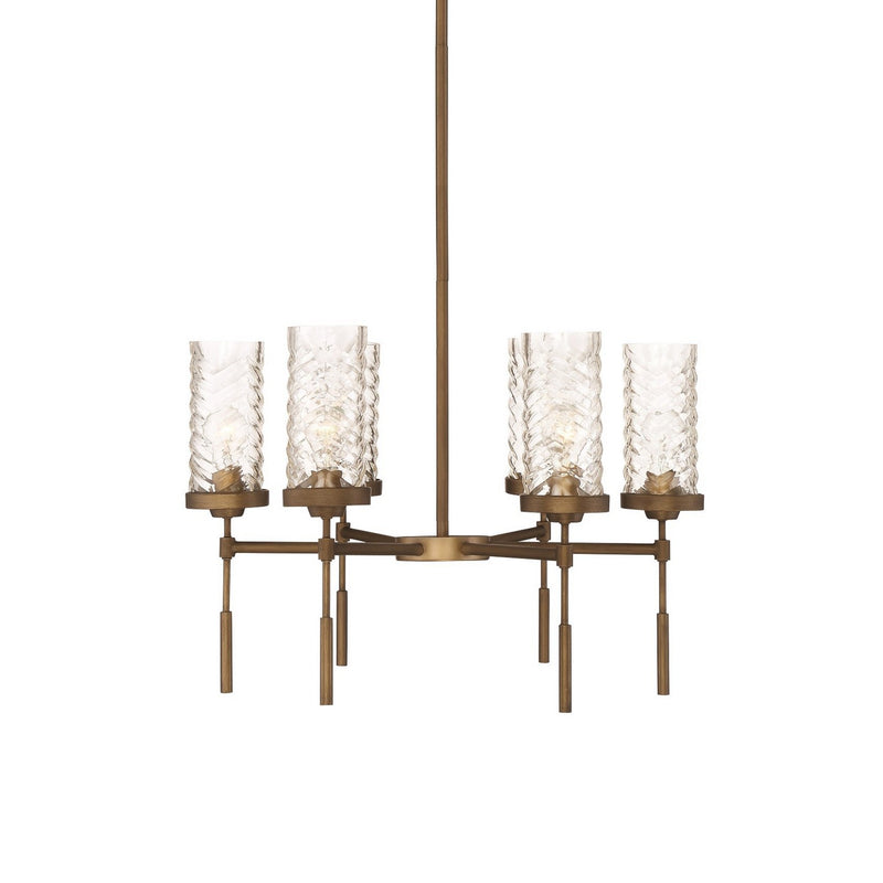 Zeev Lighting CD10116-6-AB Six Light Chandelier, Antique Brass