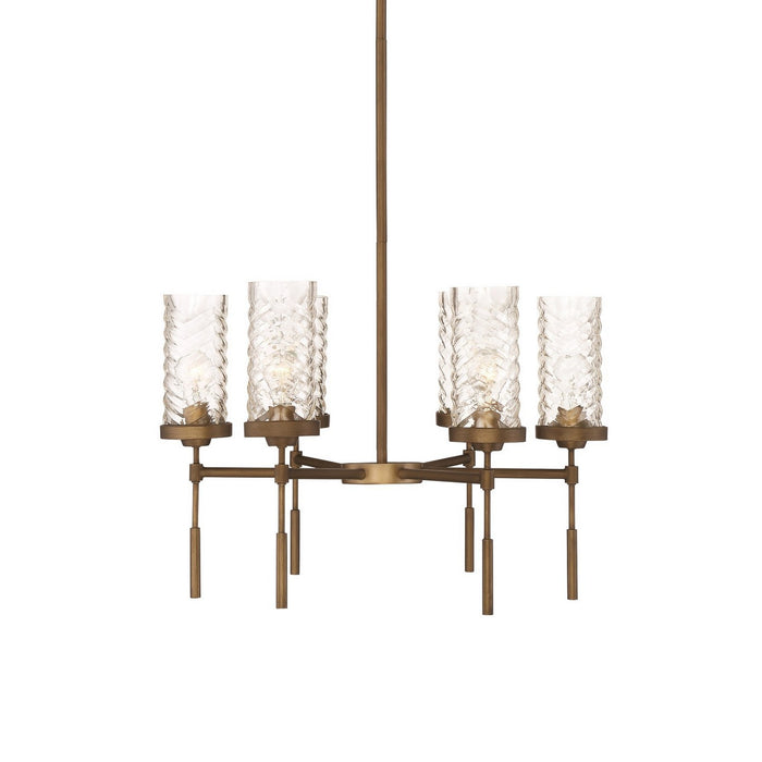 Zeev Lighting CD10116-6-AB Six Light Chandelier, Antique Brass