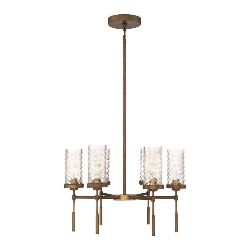Zeev Lighting CD10116-6-AB Six Light Chandelier, Antique Brass