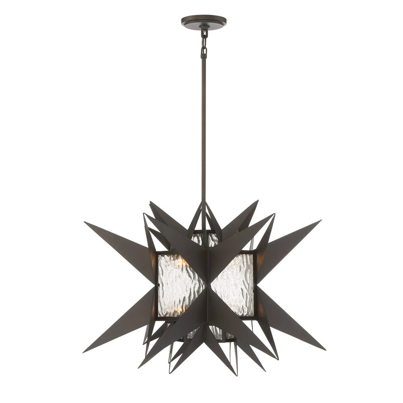 Zeev Lighting CD10125-8-ORB Eight Light Chandelier, Oil Rubbed Bronze