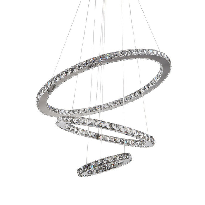 Zeev Lighting CD10131-LED-CH-D LED Chandelier, Chrome