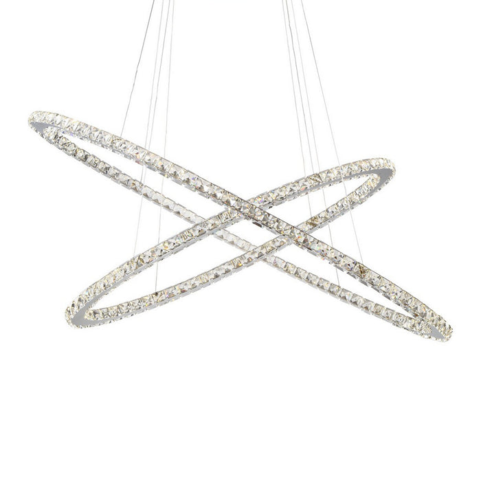 Zeev Lighting CD10132-LED-CH-D LED Chandelier, Chrome