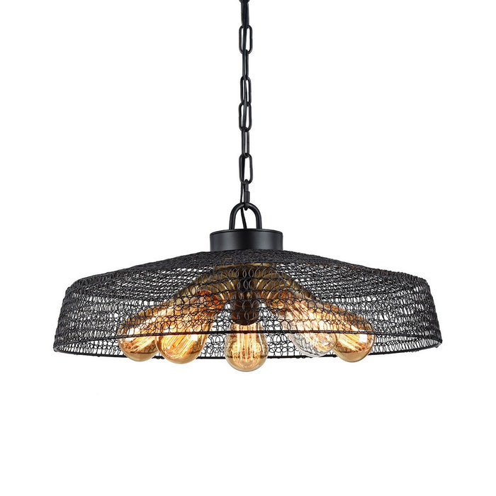 Zeev Lighting CD10139-5-DBZ Five Light Chandelier, Dark Bronze