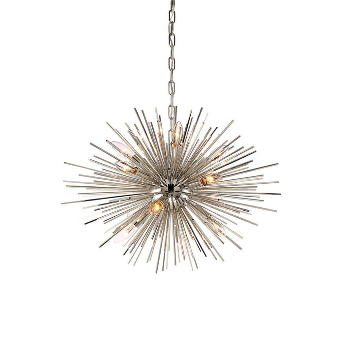 Zeev Lighting CD10159-12-PN 12 Light Chandelier, Polished Nickel