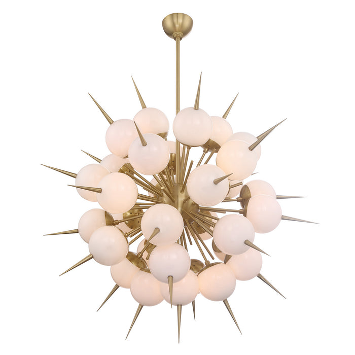 Zeev Lighting CD10175-31-PB 31 Light Chandelier, Posh Brass