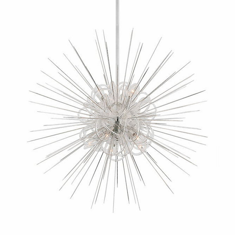 Zeev Lighting CD10265-10-PN Ten Light Chandelier, Polished Nickel