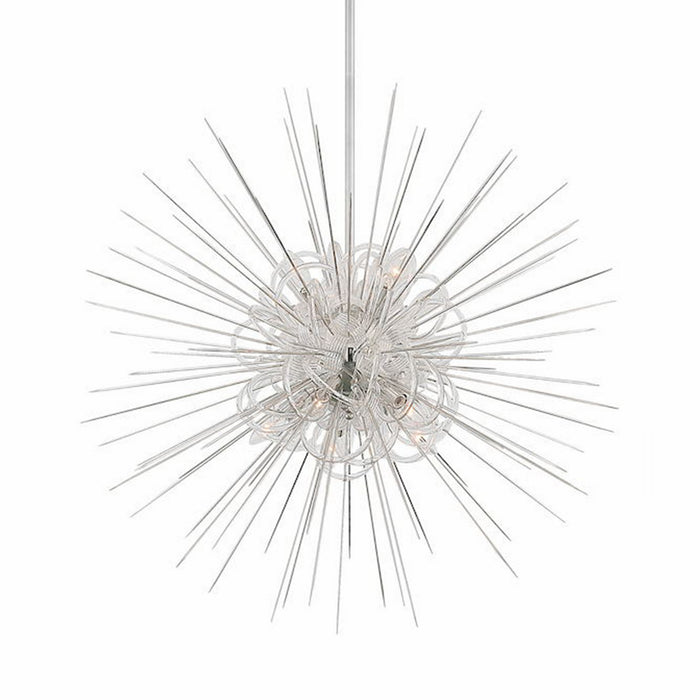 Zeev Lighting CD10265-10-PN Ten Light Chandelier, Polished Nickel