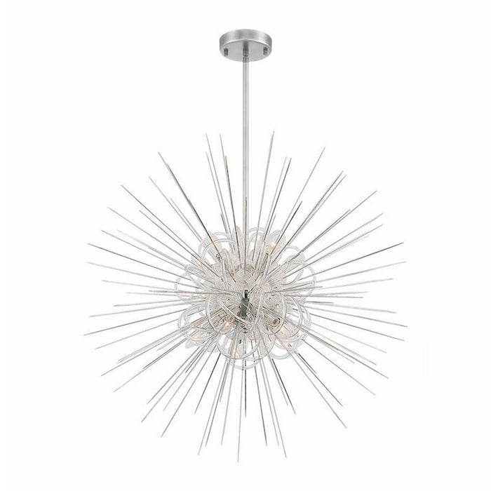 Zeev Lighting CD10265-10-PN Ten Light Chandelier, Polished Nickel