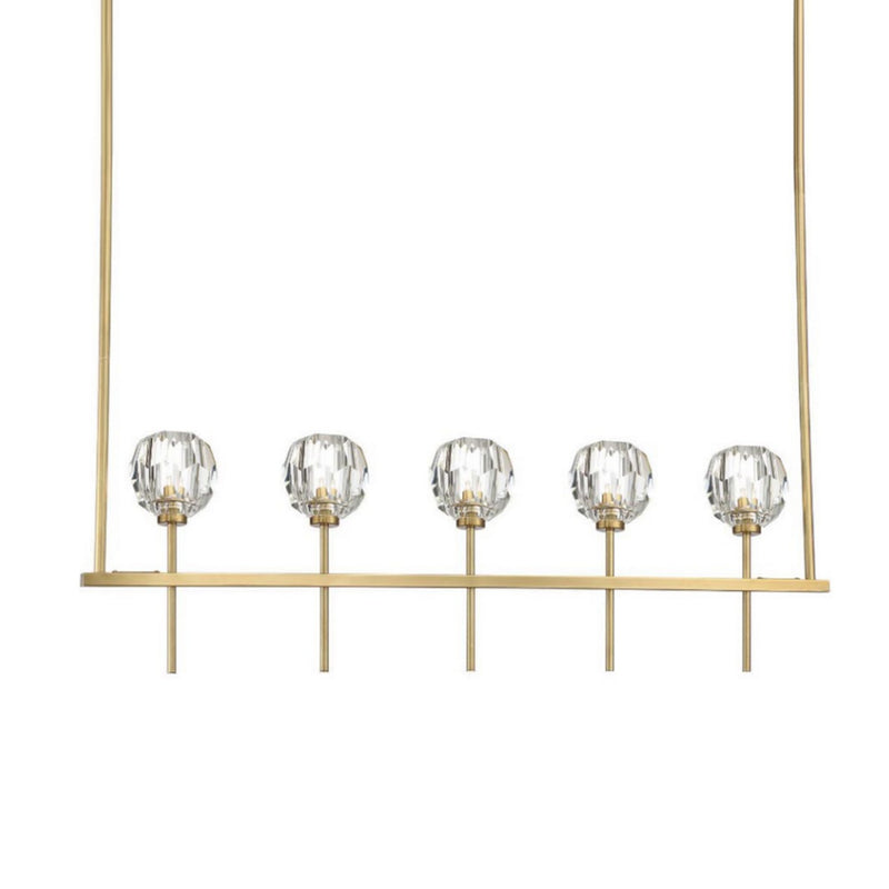 Zeev Lighting CD10268-5-AGB Five Light Chandelier, Aged Brass