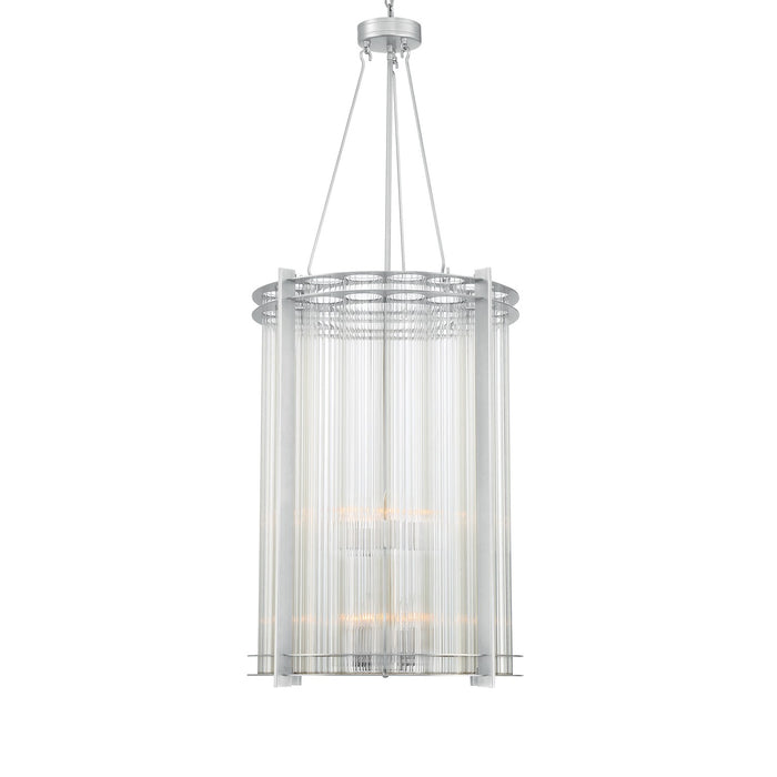 Zeev Lighting CD10286-12-PN 12 Light Chandelier, Polished Nickel