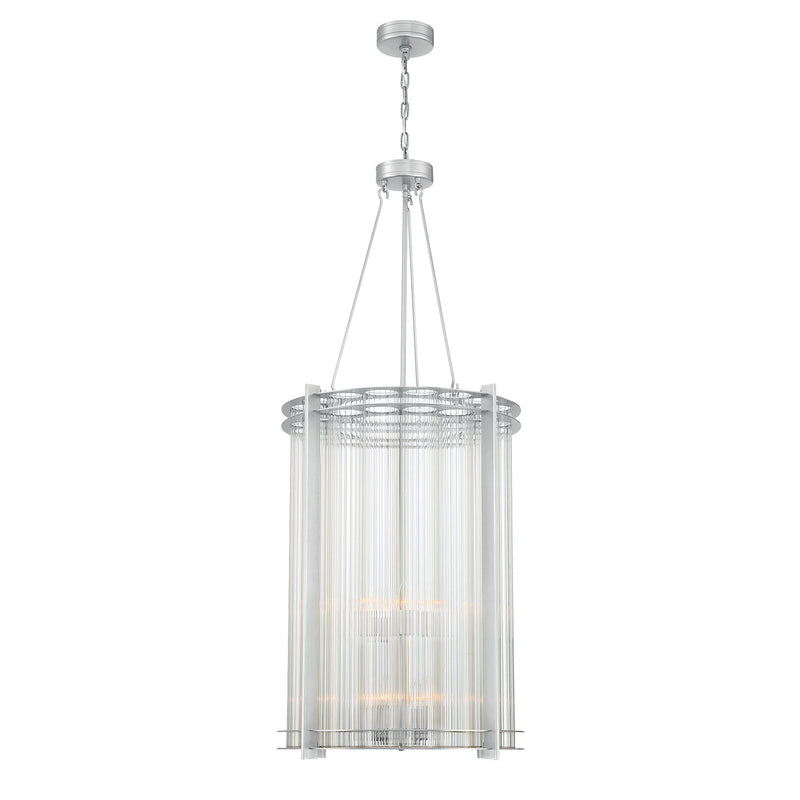 Zeev Lighting CD10286-12-PN 12 Light Chandelier, Polished Nickel