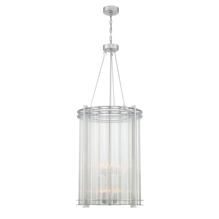 Zeev Lighting CD10286-12-PN 12 Light Chandelier, Polished Nickel