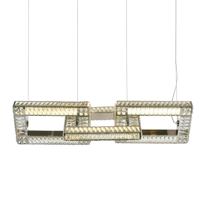 Zeev Lighting CD10323-6-PN Six Light Chandelier, Polished Nickel