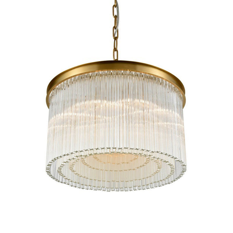 Zeev Lighting CD10326-15-AGB 15 Light Chandelier, Aged Brass
