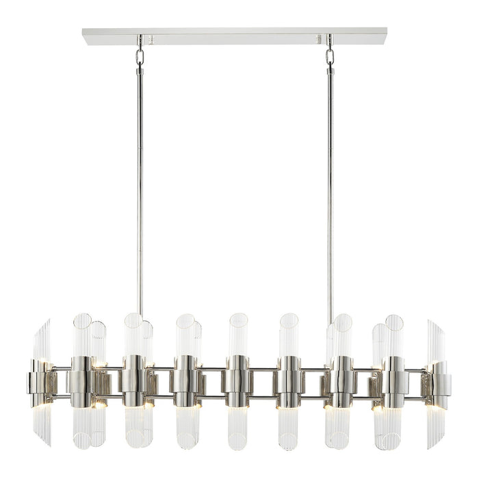 Zeev Lighting CD10366-32-PN 32 Light Chandelier, Polished Nickel