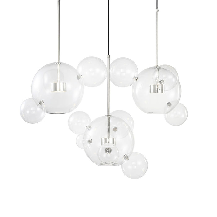 Zeev Lighting CD10379-6-PN LED Chandelier, Polished Nickel